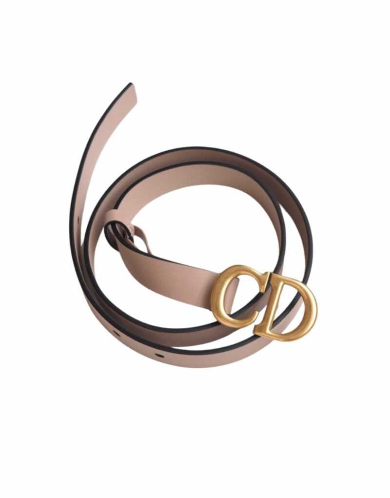 Christian Dior 30 Montaigne Reversible Belt Light Pink For Women