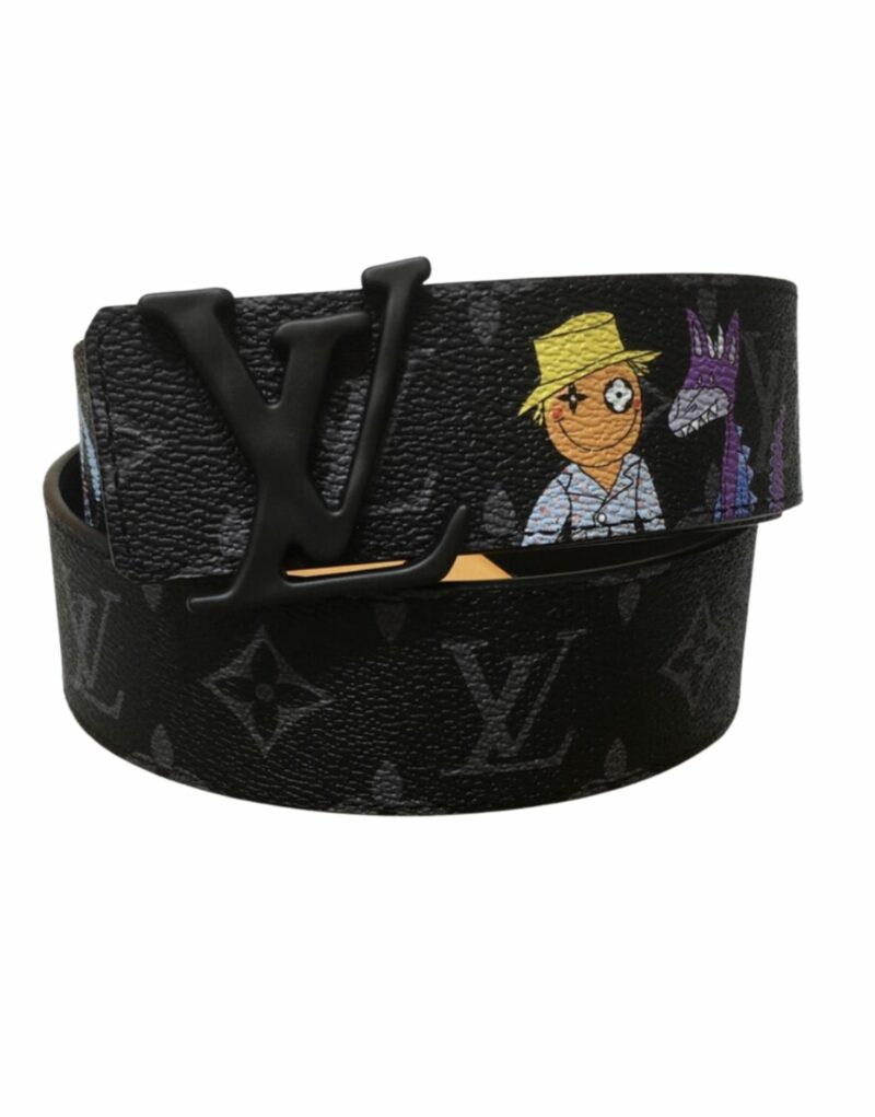 Louis Vuitton Cartoon Monogram Canvas Belt Black For Women