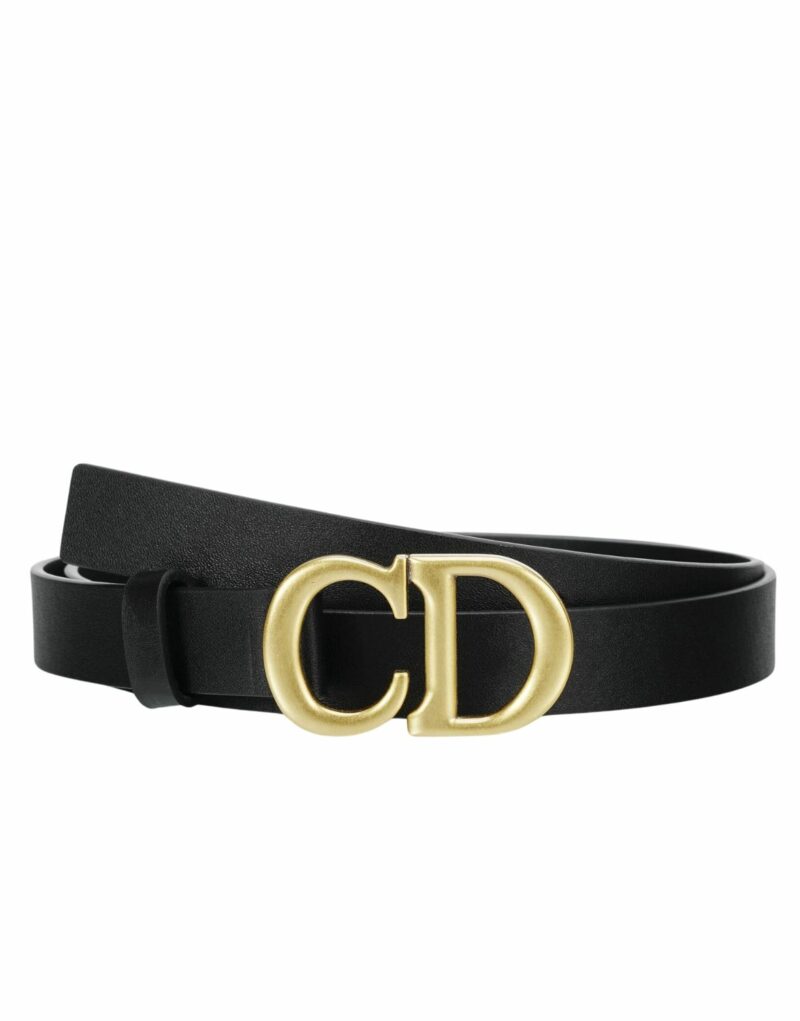 Christian Dior Saddle Belt Black For Women B0042CWGH_M900