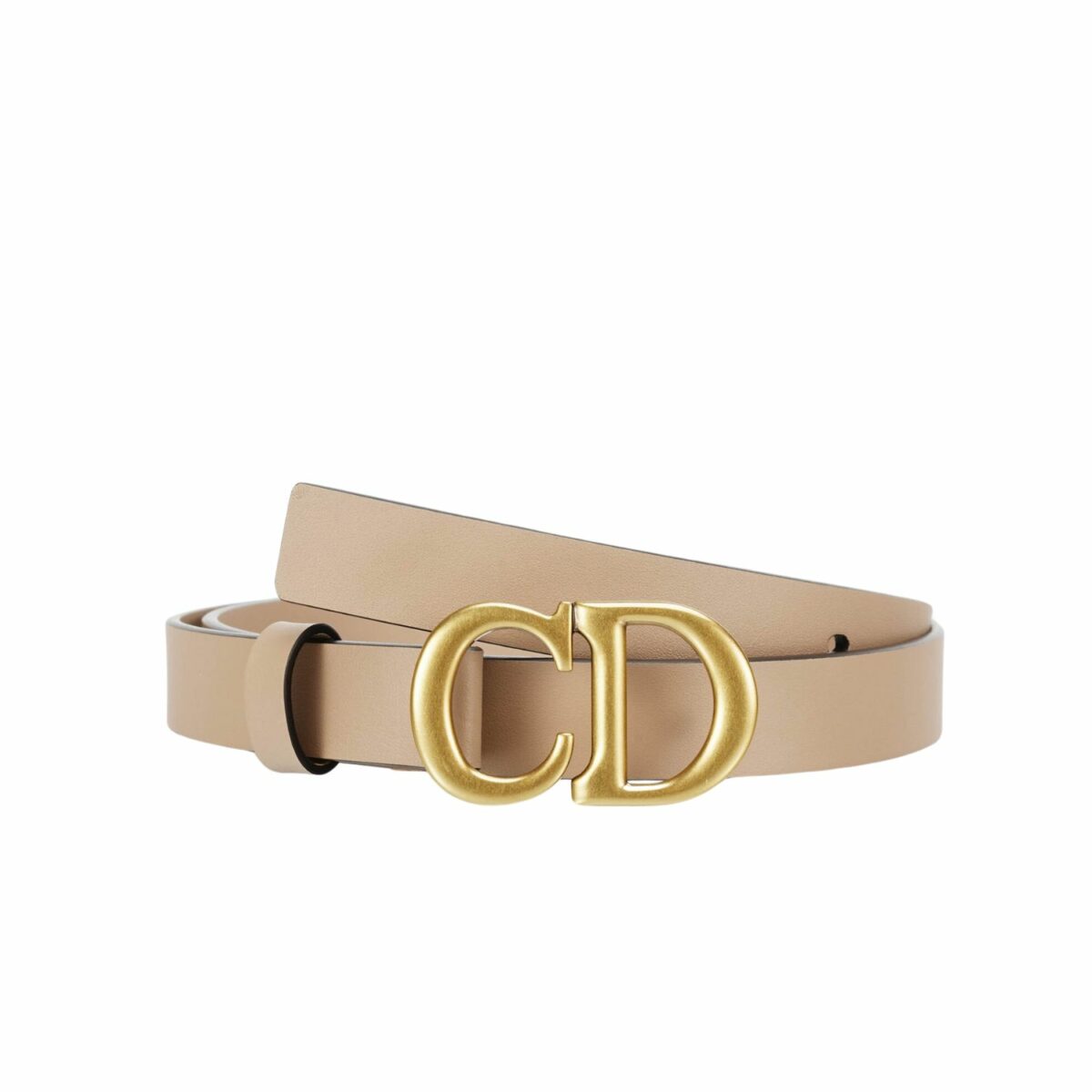 Christian Dior Saddle Belt Beige For Women