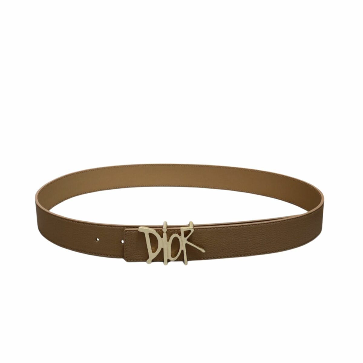 Christian Dior D-Fence Buckle Belt Brown For Women