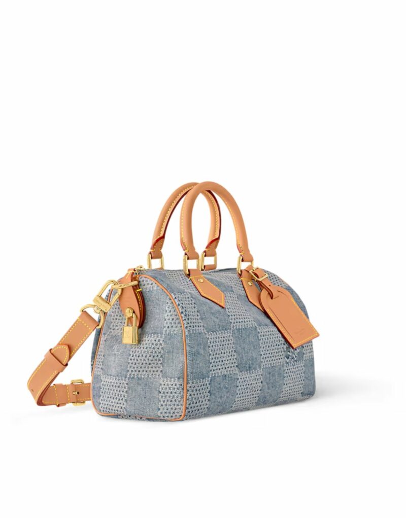 Louis Vuitton Speedy 25 Bandoulière Denim For Men 25cm/ 9.8in N40700