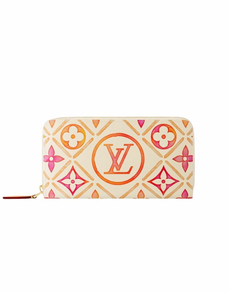 Louis Vuitton Zippy Wallet Beige For Women 7.7in/19.5cm M11455