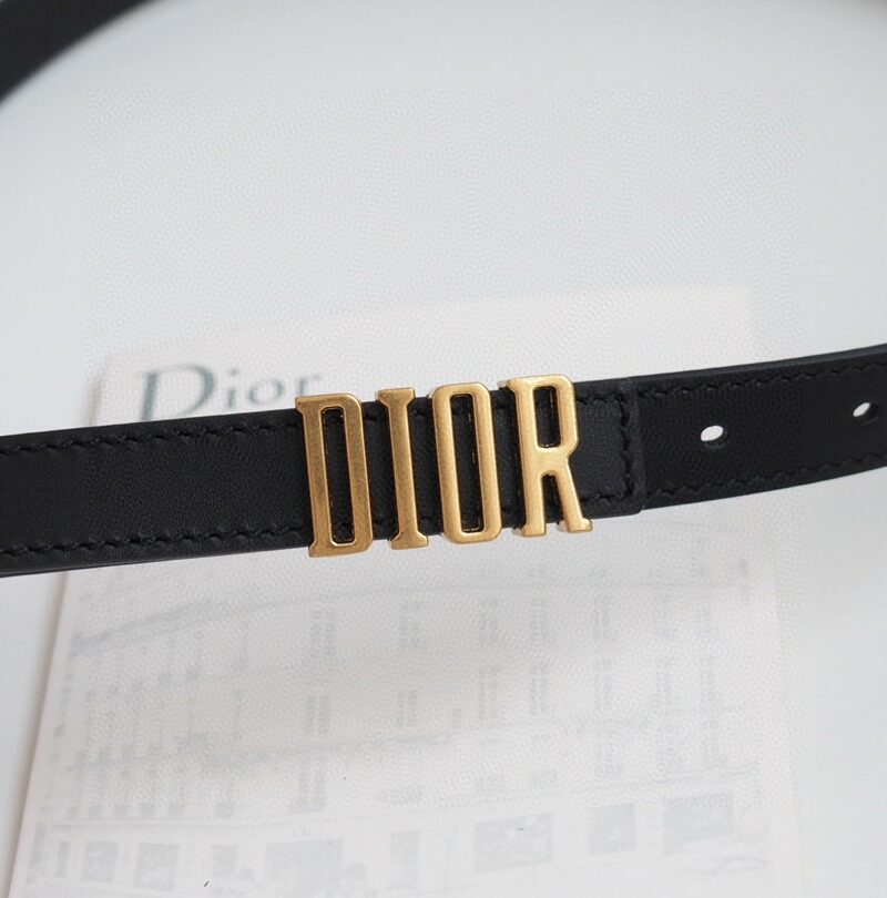 Christian Dior D-Fence Belt Belt Black For Women B0385CVWU_M900