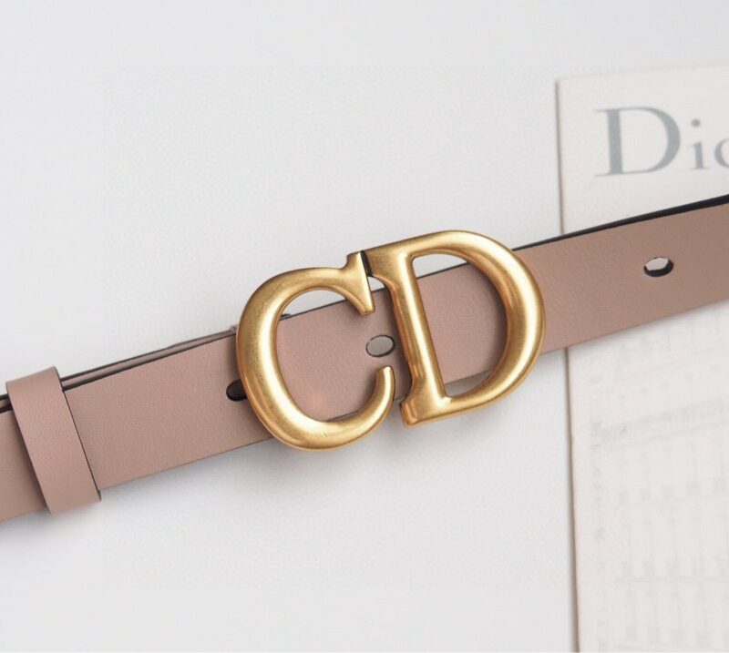 Christian Dior 30 Montaigne Reversible Belt Light Pink For Women