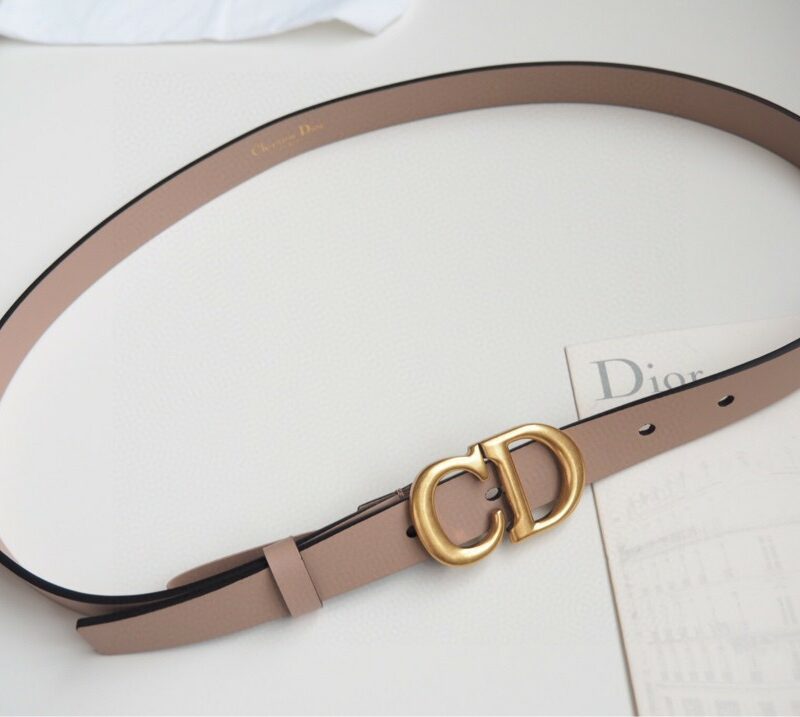 Christian Dior 30 Montaigne Reversible Belt Light Pink For Women