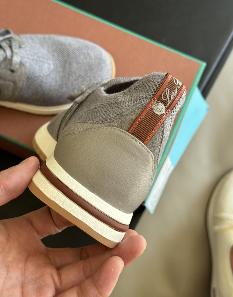 Loro Piana 360 Lp Lady Flexy Walk Sneaker Flannel Gray For Women - FAI7759 M579