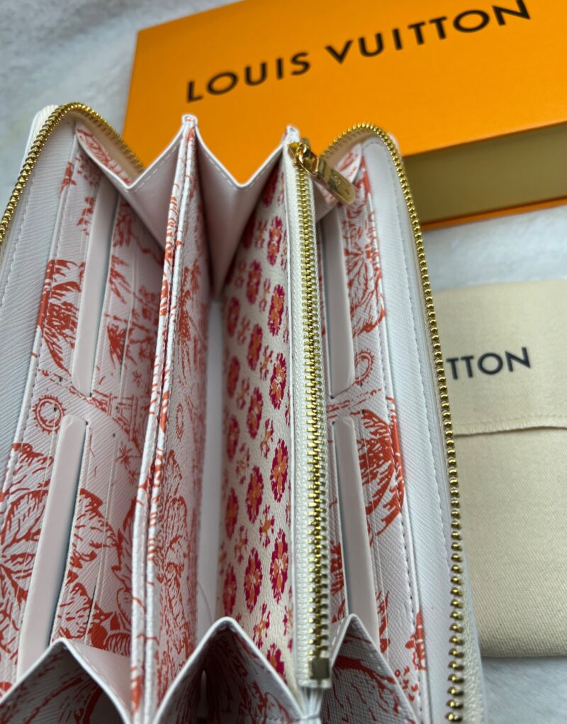 Louis Vuitton Zippy Wallet Beige For Women 7.7in/19.5cm M11455