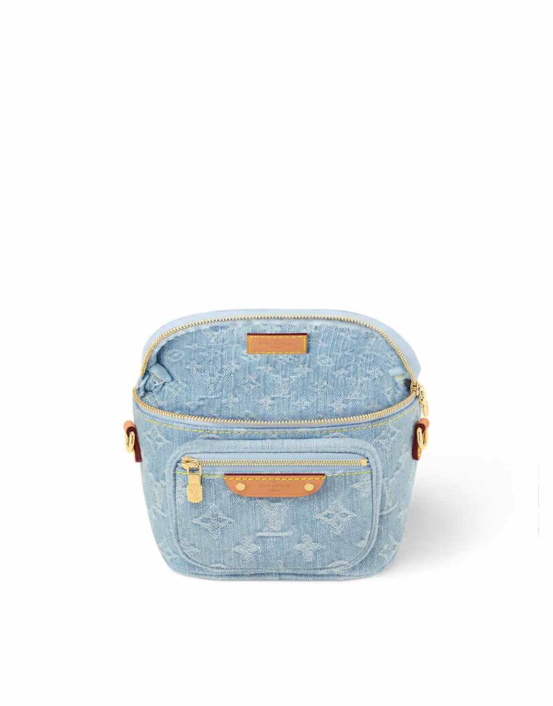 Louis Vuitton Mini Bumbag Sky Blue Denim For Women 6.7in/17cm M83353