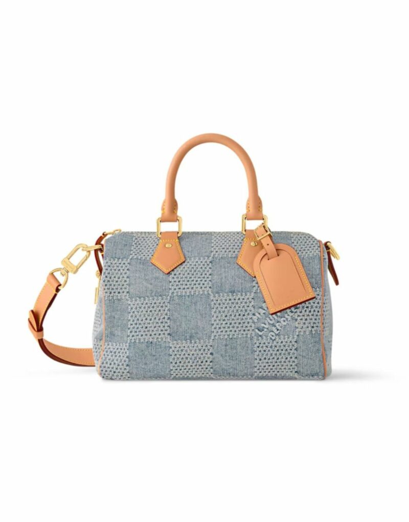 Louis Vuitton Speedy 25 Bandoulière Denim For Men 25cm/ 9.8in N40700