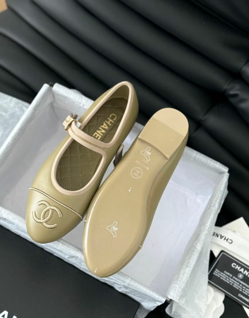 Chanel Mary Janes 24SS Yellow For Women