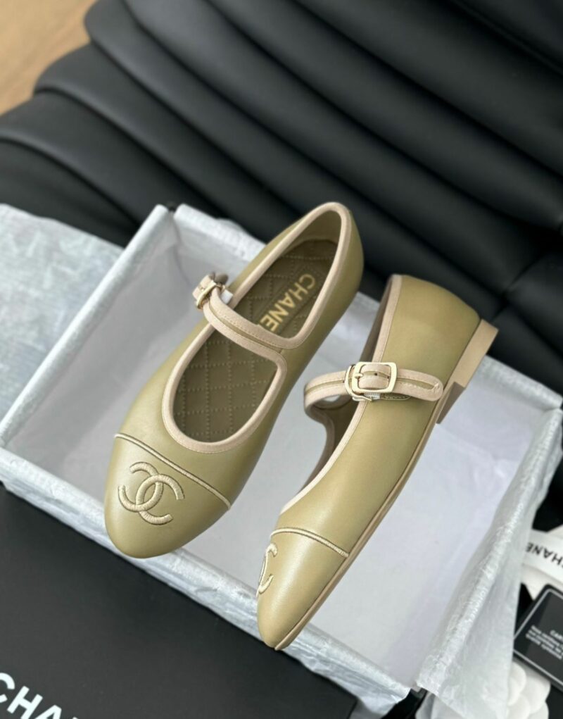 Chanel Mary Janes 24SS Yellow For Women
