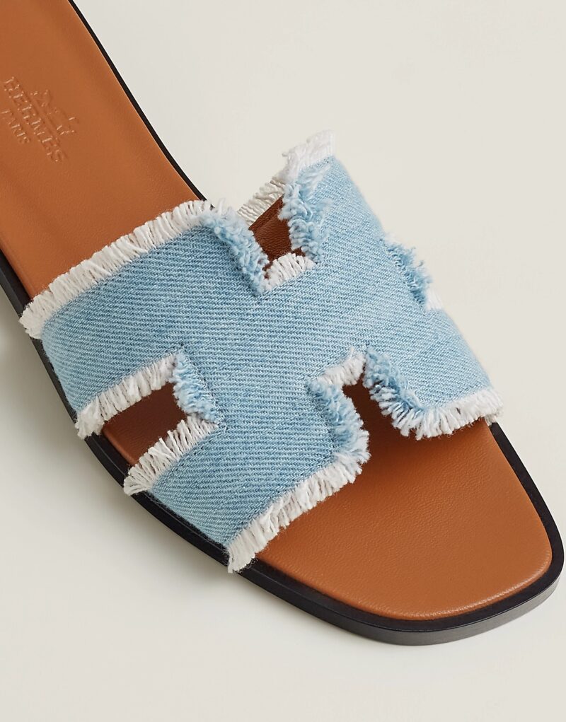 Hermes Oran Sandal Bleu Clair For Women- H241060Z CB340