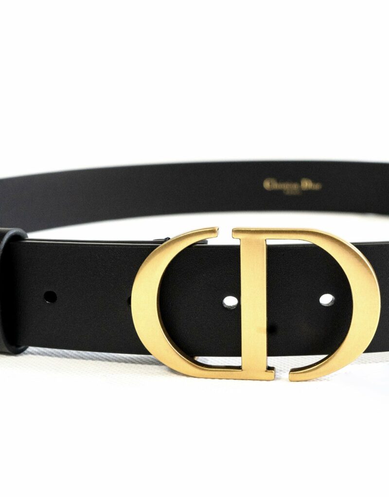 Christian Dior 30 Montaigne Belt Black For Women B0077UVWV_M900