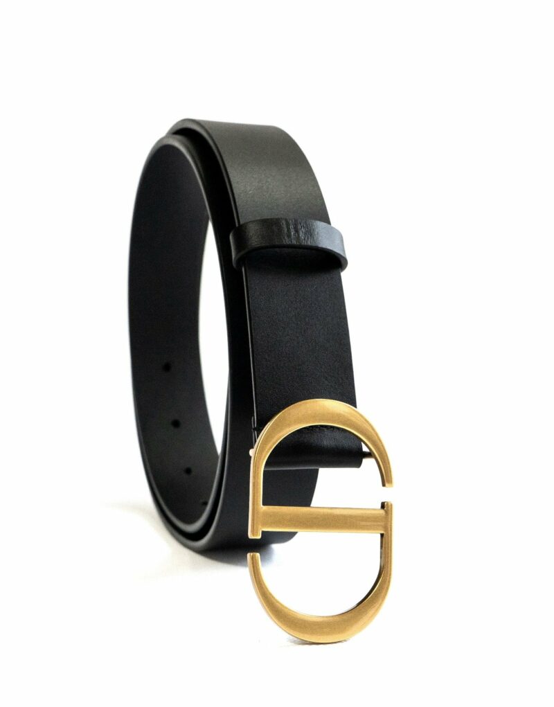 Christian Dior 30 Montaigne Belt Black For Women B0077UVWV_M900
