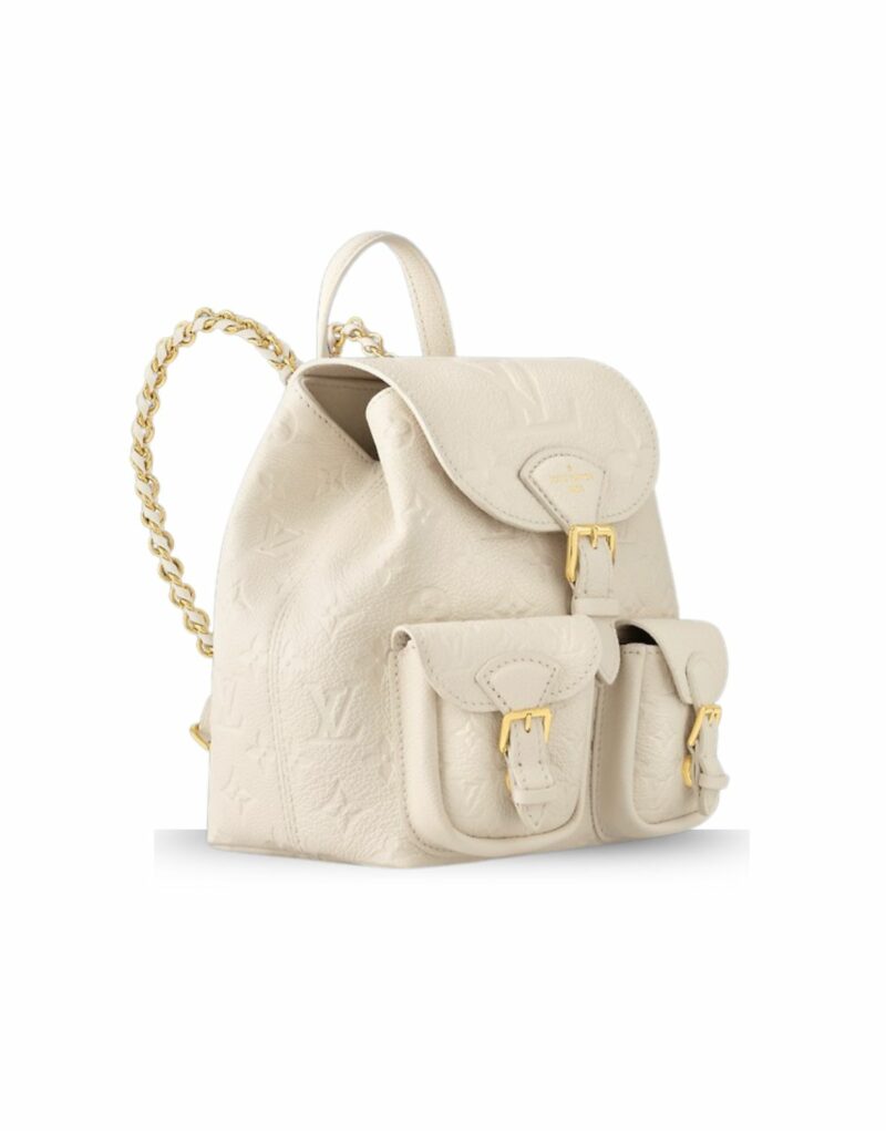 Louis Vuitton Backup Monogram Empreinte Cream For Women 20cm/7.9in M47106