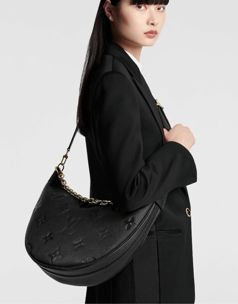 Louis Vuitton Loop Hobo Monogram Empreinte Black For Women 38cm/15in M46725