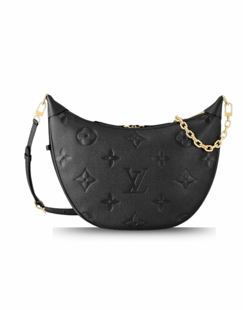 Louis Vuitton Loop Hobo Monogram Empreinte Black For Women 38cm/15in M46725