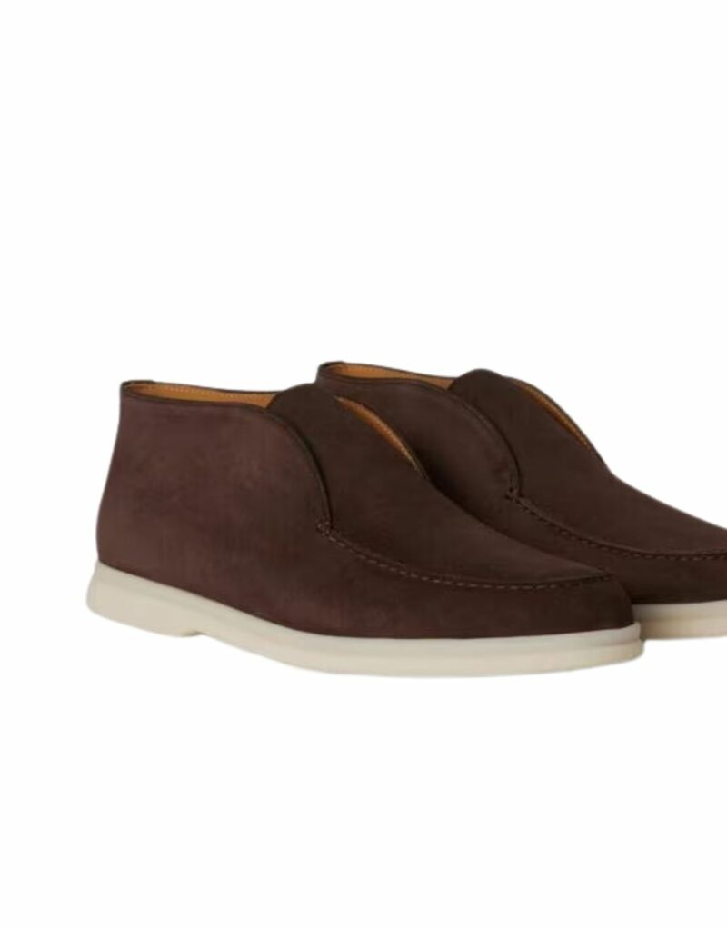 Loro Piana Open Walk Boots Chocolate For Women - FAE9959 H026