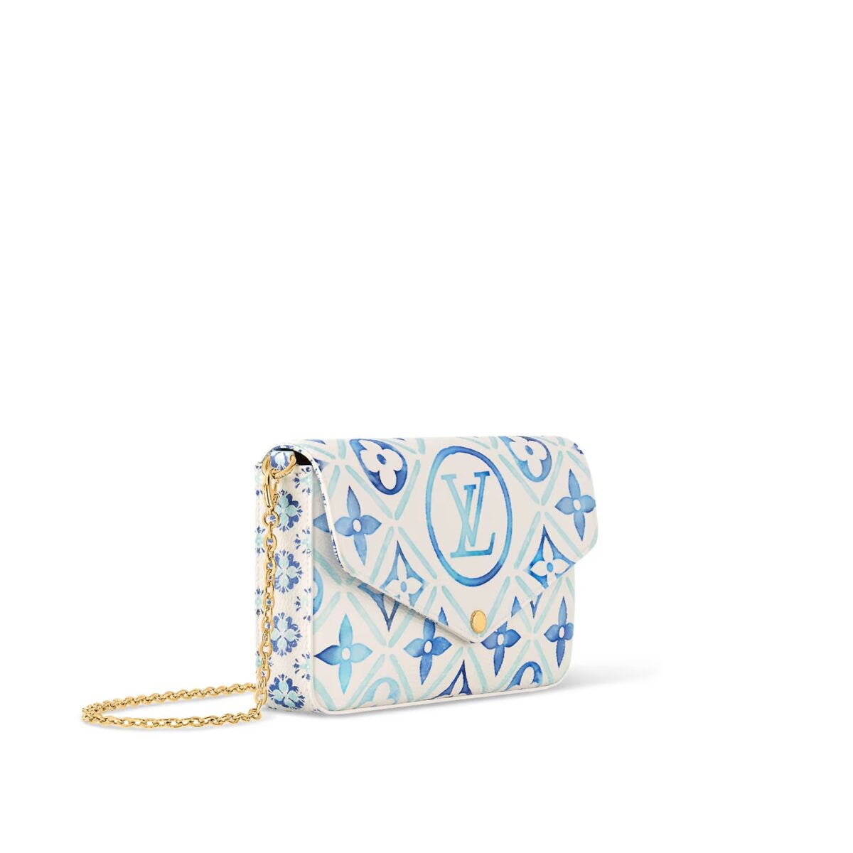 Louis Vuitton Félicie Pochette Bag Blue For Women 8.3in/21cm M11459