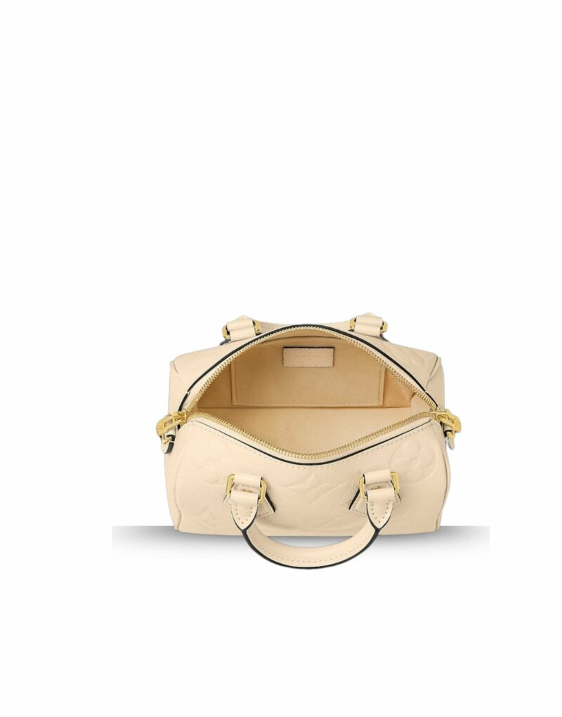 Louis Vuitton Speedy Bandoulière 20 Monogram Empreinte Cream For Women 20.5cm/8.1in M58954
