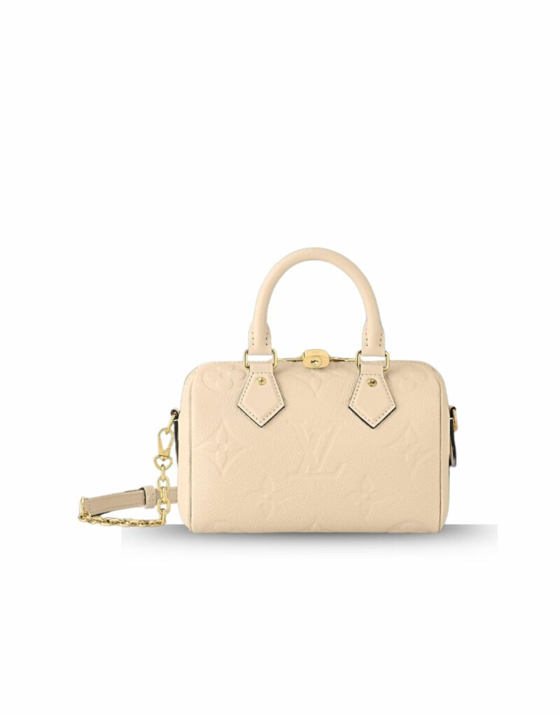 Louis Vuitton Speedy Bandoulière 20 Monogram Empreinte Cream For Women 20.5cm/8.1in M58954