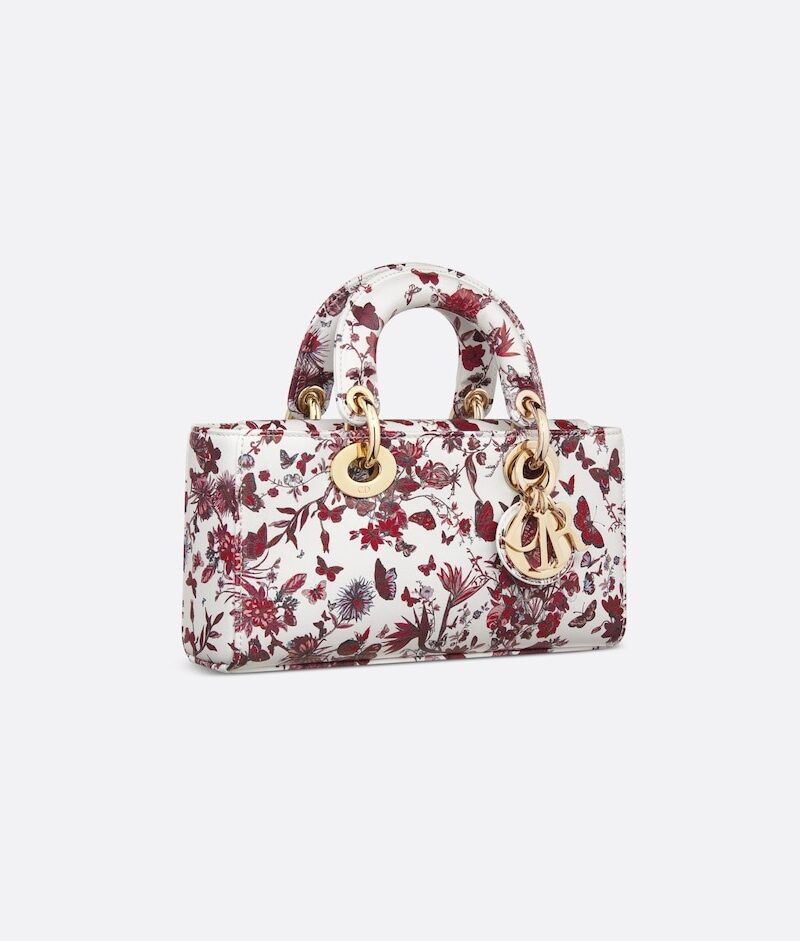 Christian Dior Medium Lady D-Joy Bag White For Women 8.5in/22cm M0613OIFP_M933