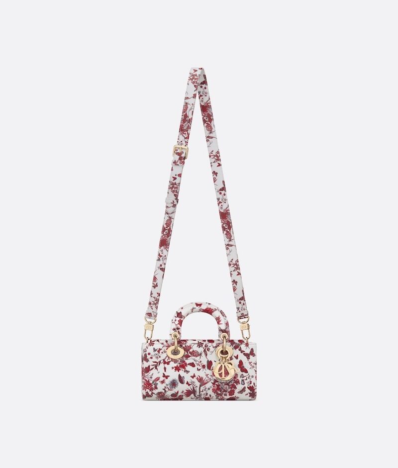 Christian Dior Medium Lady D-Joy Bag White For Women 8.5in/22cm M0613OIFP_M933