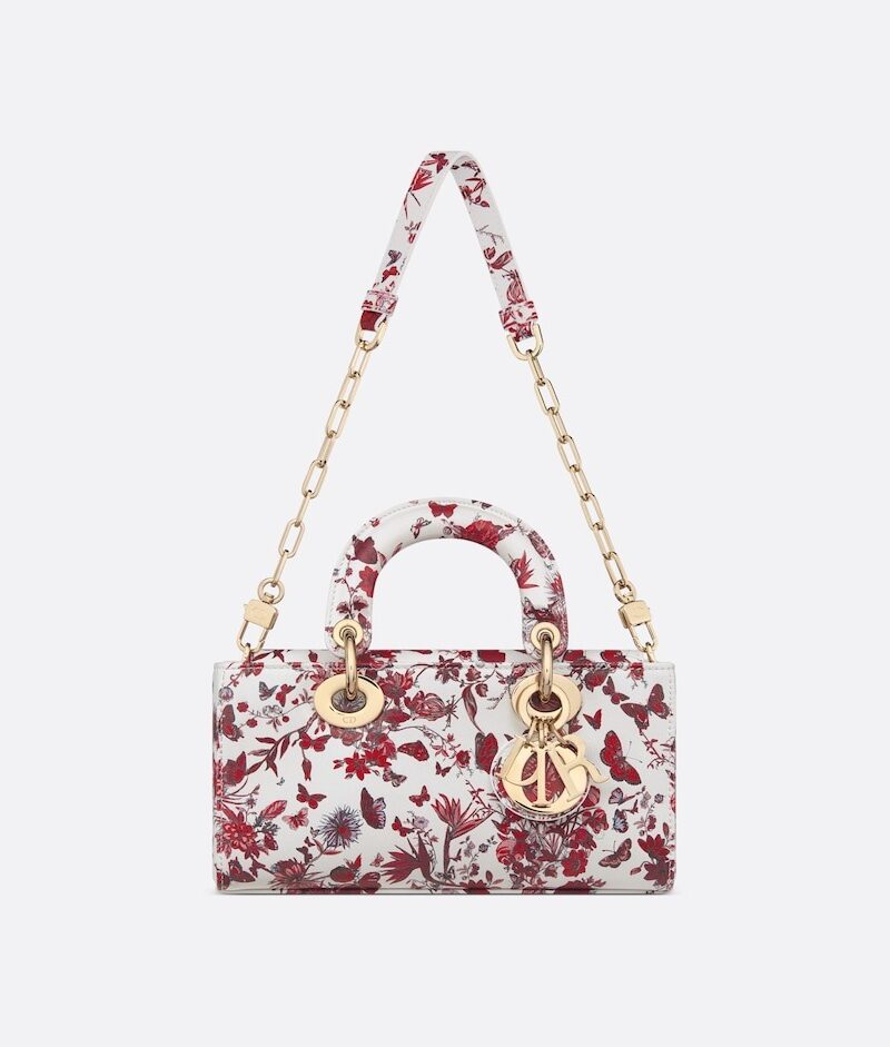 Christian Dior Medium Lady D-Joy Bag White For Women 8.5in/22cm M0613OIFP_M933