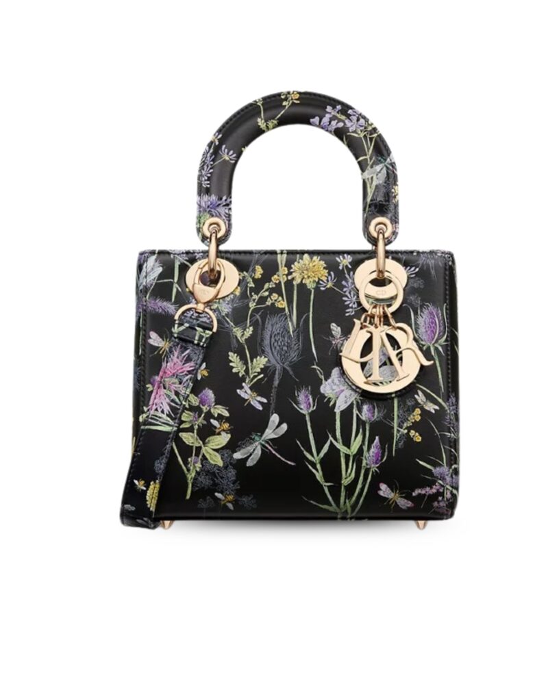 Christian Dior Small Lady Bag Black For Women 8in/20cm M0531OZBL_M911
