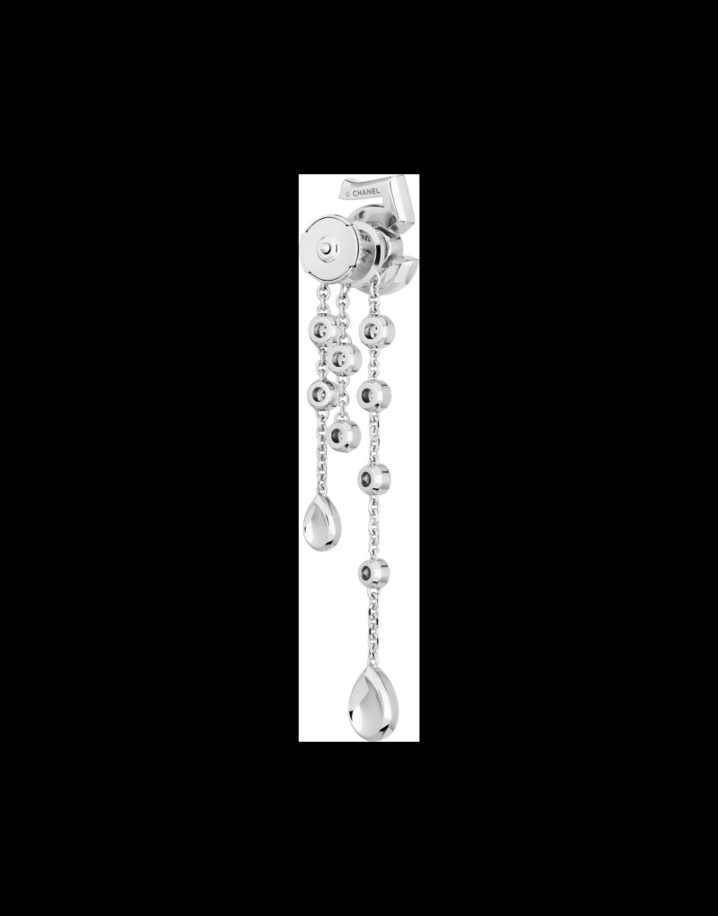 Chanel Eternal N°5 Transformable Earrings White Gold For Women J12417