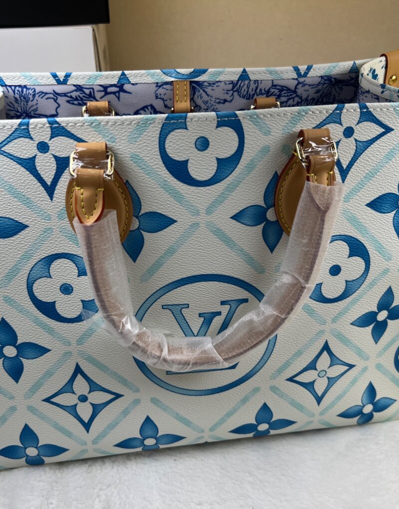 Louis Vuitton OnTheGo MM Bag Blue For Women 13.8in/35cm M11262