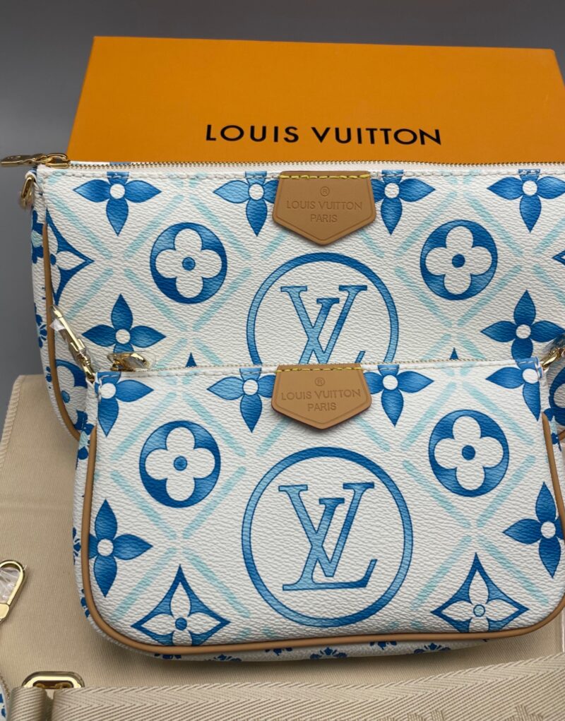 Louis Vuitton Multi Pochette Accessoires Bag Blue For Women 9.4in/24cm M25374