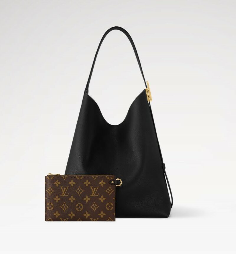 Louis Vuitton Low Key Hobo MM Black For Women M24856 12.2in/31cm