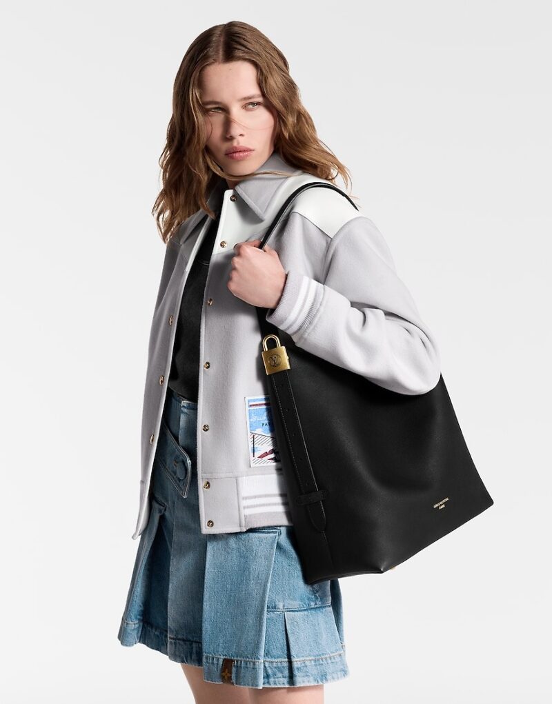 Louis Vuitton Low Key Hobo MM Black For Women M24856 12.2in/31cm