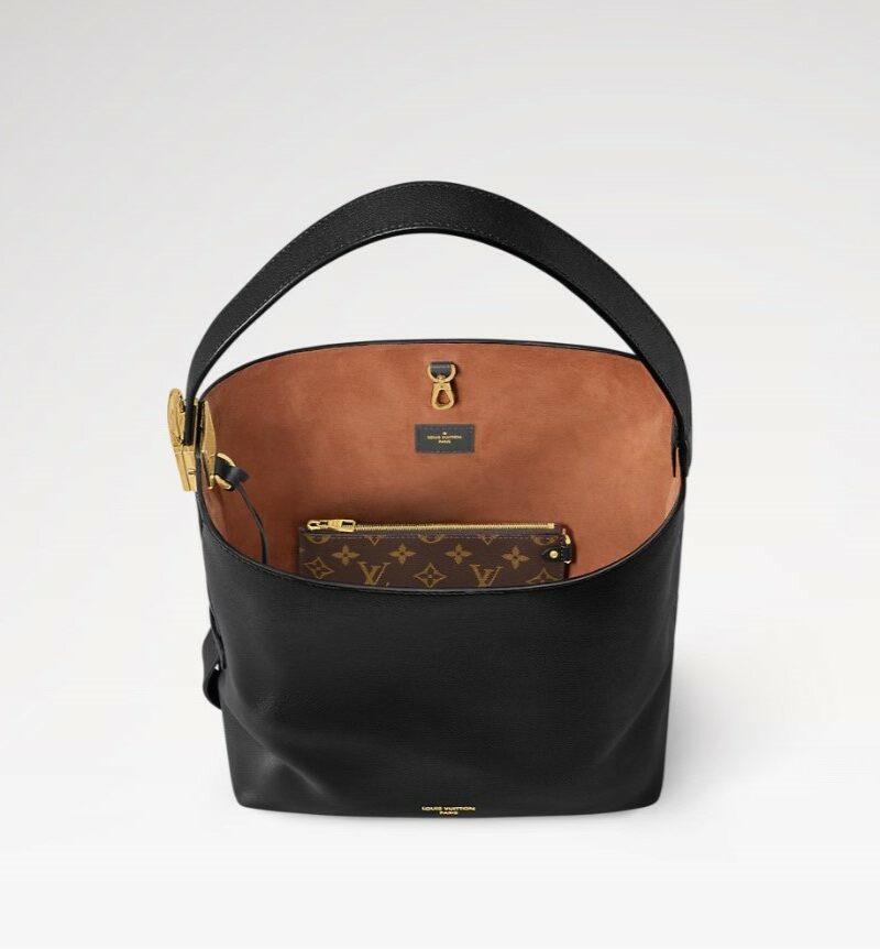 Louis Vuitton Low Key Hobo MM Black For Women M24856 12.2in/31cm
