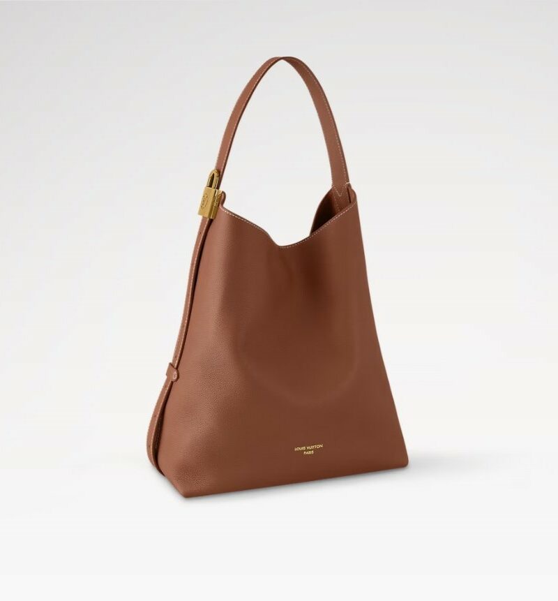 Louis Vuitton Low Key Hobo MM Cognac Brown For Women M24974 12.2in/31cm