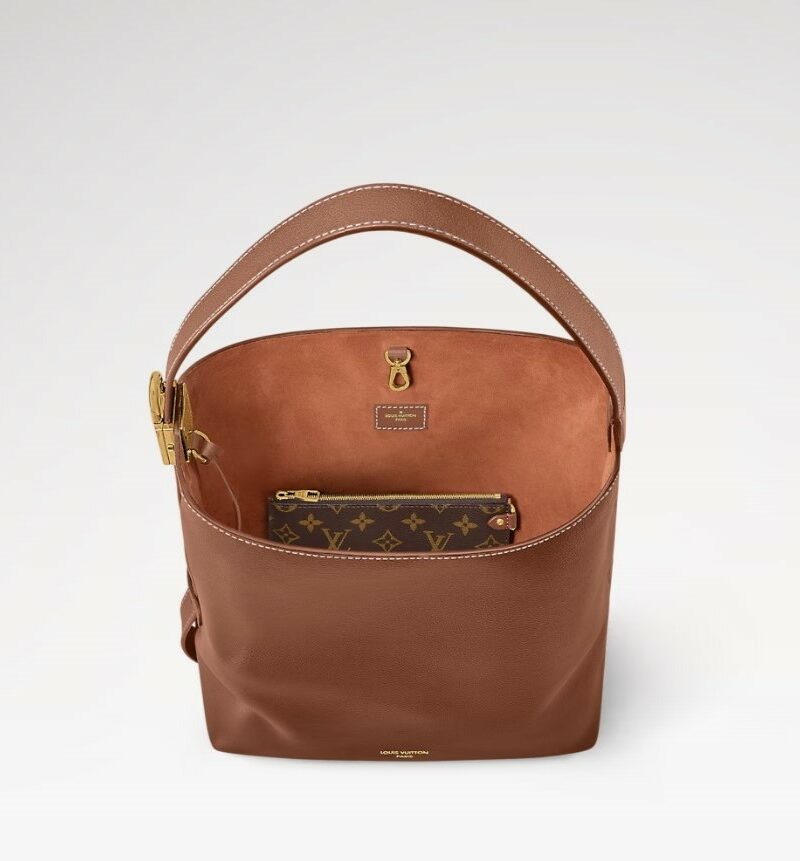 Louis Vuitton Low Key Hobo MM Cognac Brown For Women M24974 12.2in/31cm