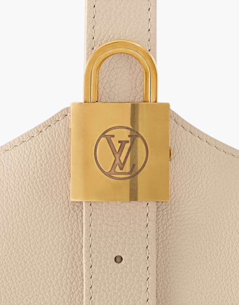 Louis Vuitton Low Key Hobo MM Limestone Gray For Women M25022 12.2in/31cm