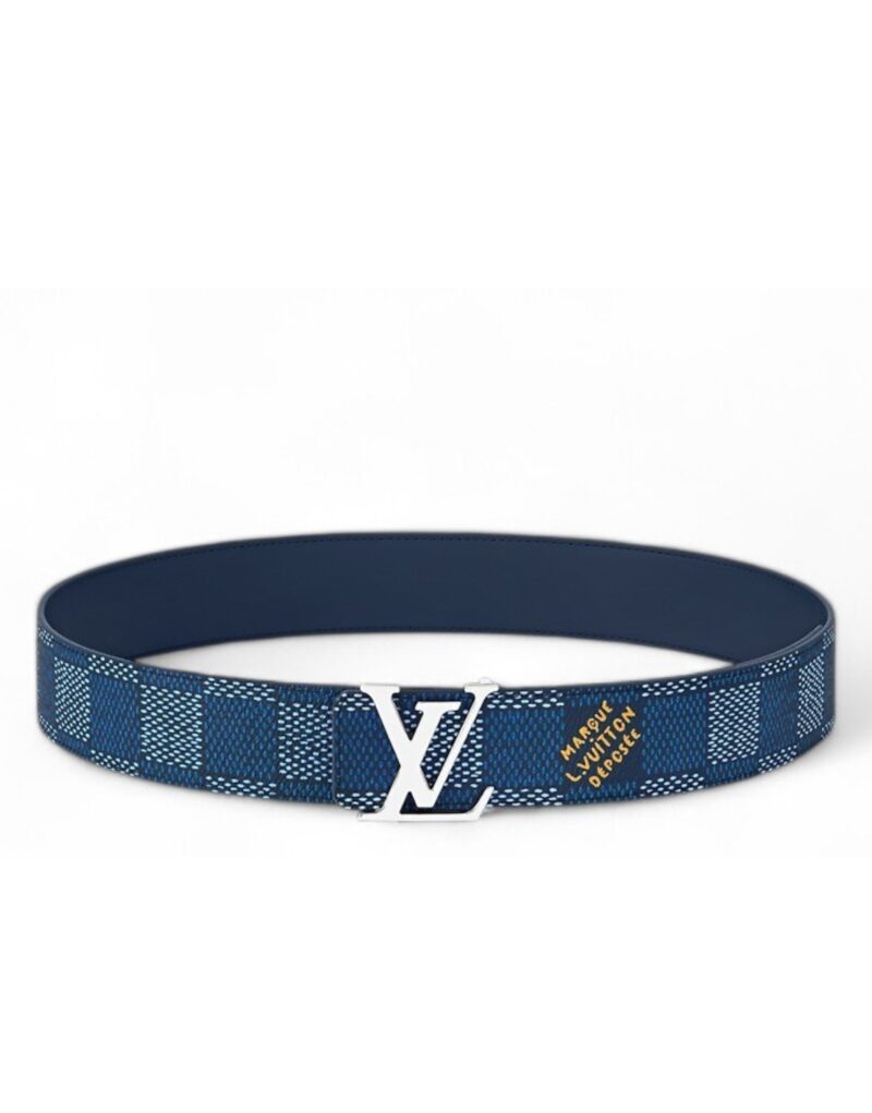 Louis Vuitton LV Initiales 40mm Reversible Belt Blue For Men M8645V