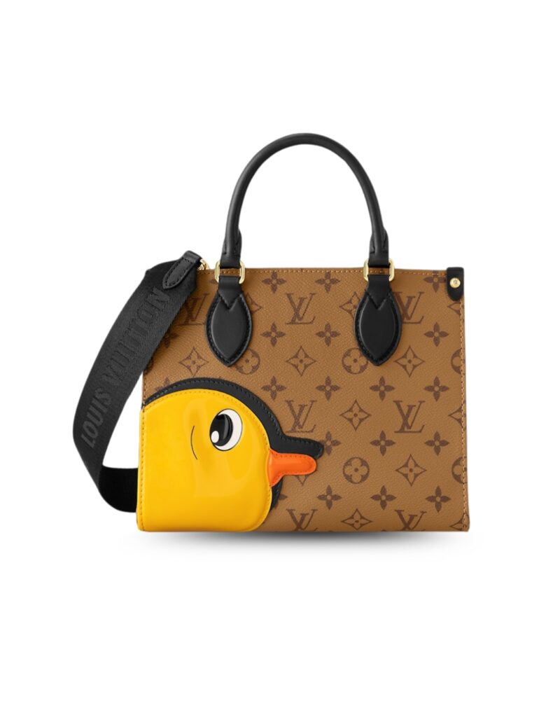 Louis Vuitton OnTheGo PM Monogram Reverse Brown For Women M47199 25cm/9.8inch