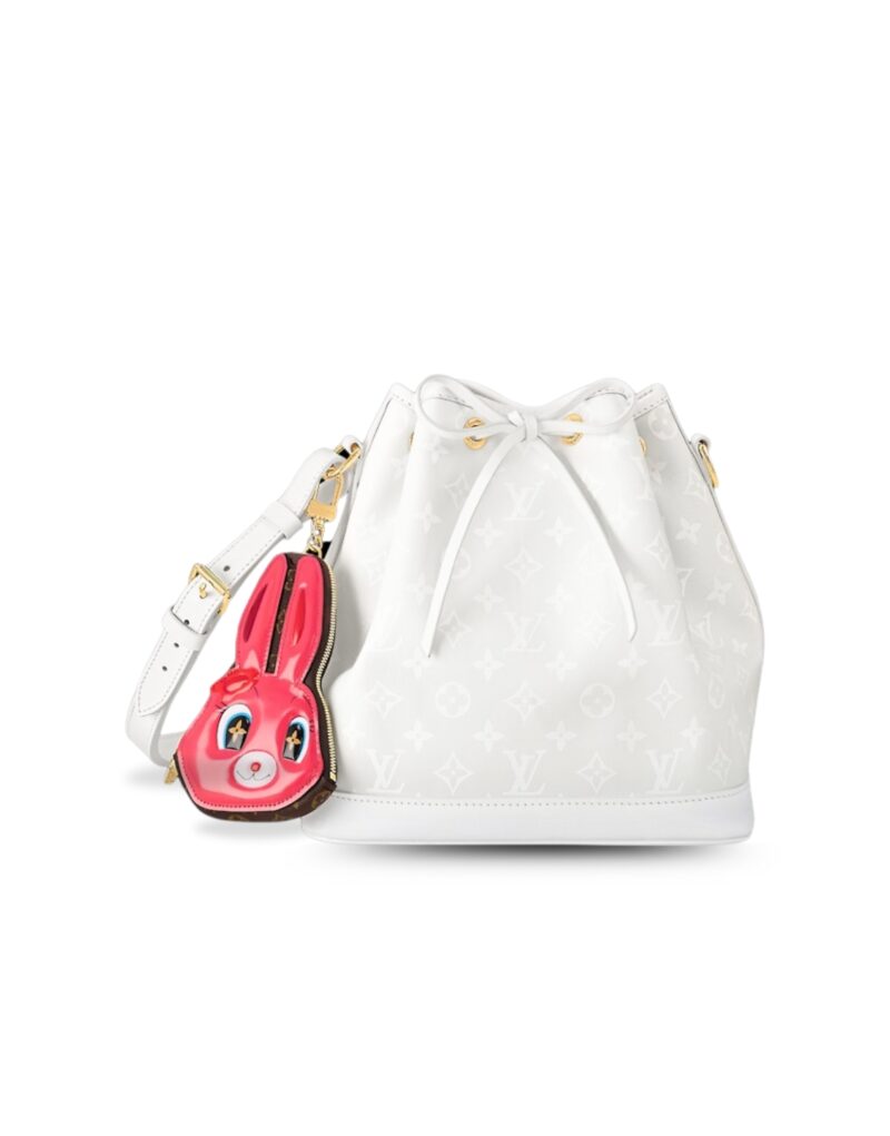 Louis Vuitton Petit Noé Bucket Bag White For Women M11297 10.6inch/27cm