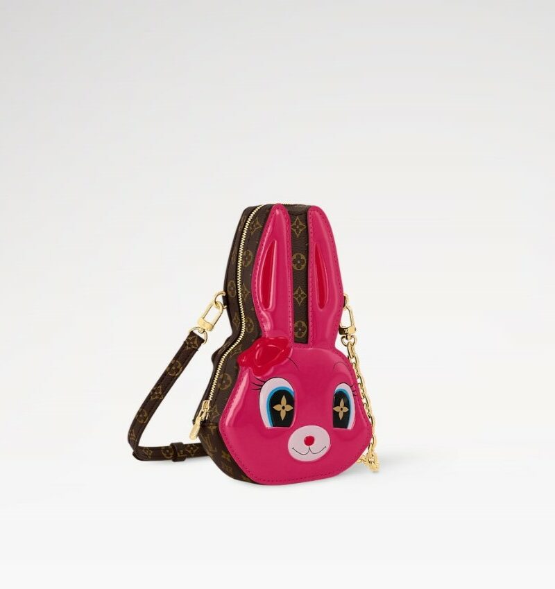 Louis Vuitton Wallet On Chain Rabbit Pink For Women M11452 7.9in/20cm