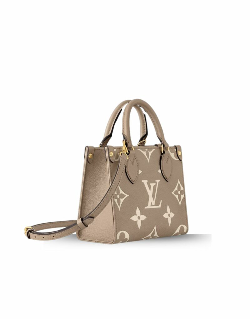 Louis Vuitton OnTheGo BB Monogram Empreinte Gray/Cream For Women 18cm/7.1in M47054