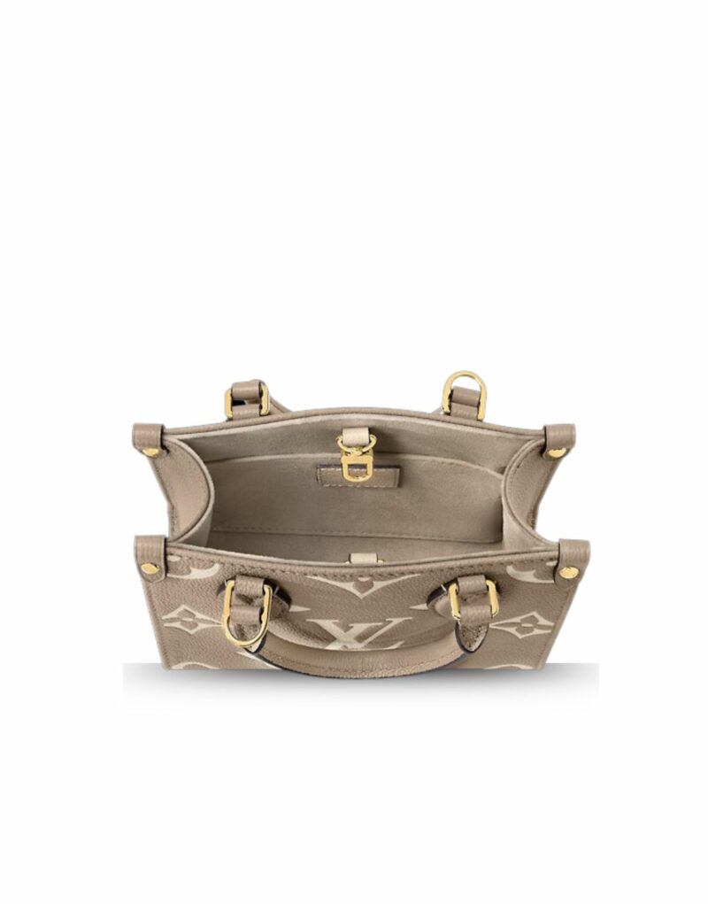 Louis Vuitton OnTheGo BB Monogram Empreinte Gray/Cream For Women 18cm/7.1in M47054