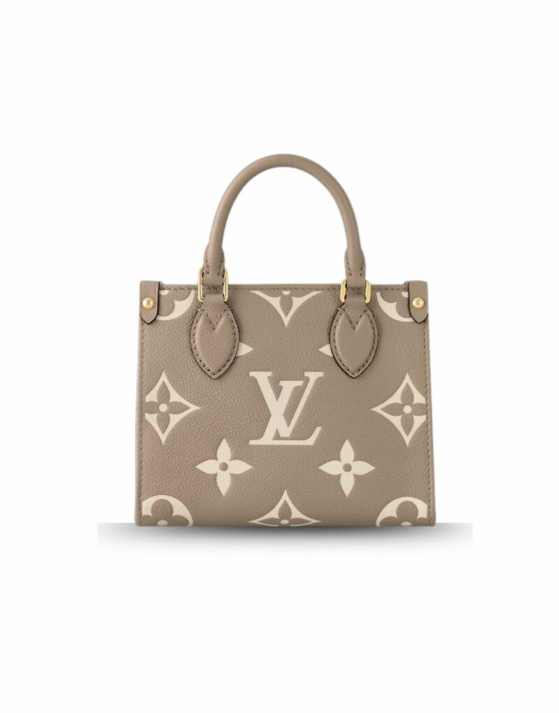 Louis Vuitton OnTheGo BB Monogram Empreinte Gray/Cream For Women 18cm/7.1in M47054