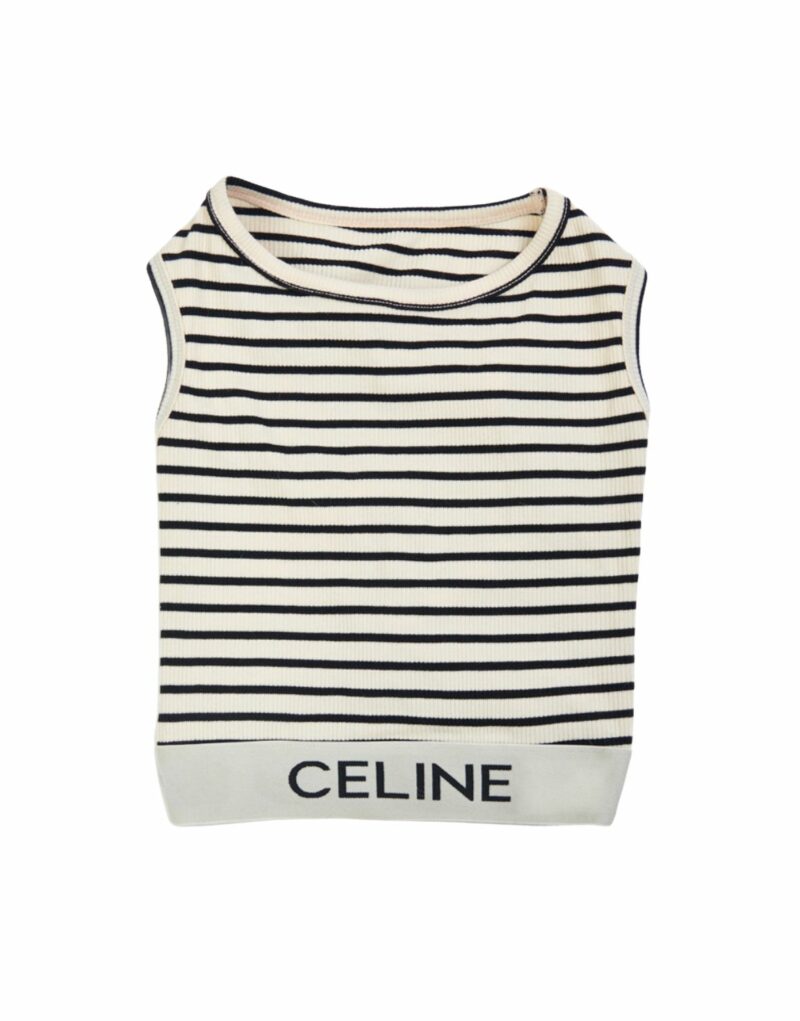 Celine Shirt White For Pet