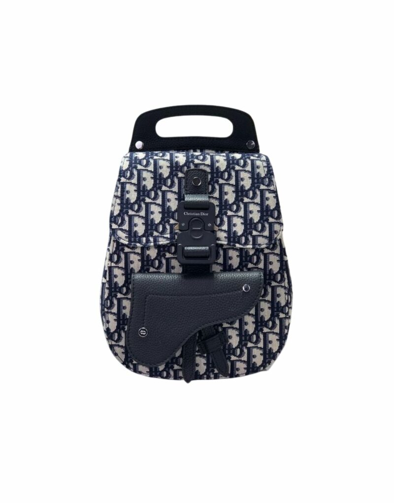 Dior Mini Gallop Backpack White For Men 11 in/27.5 cm