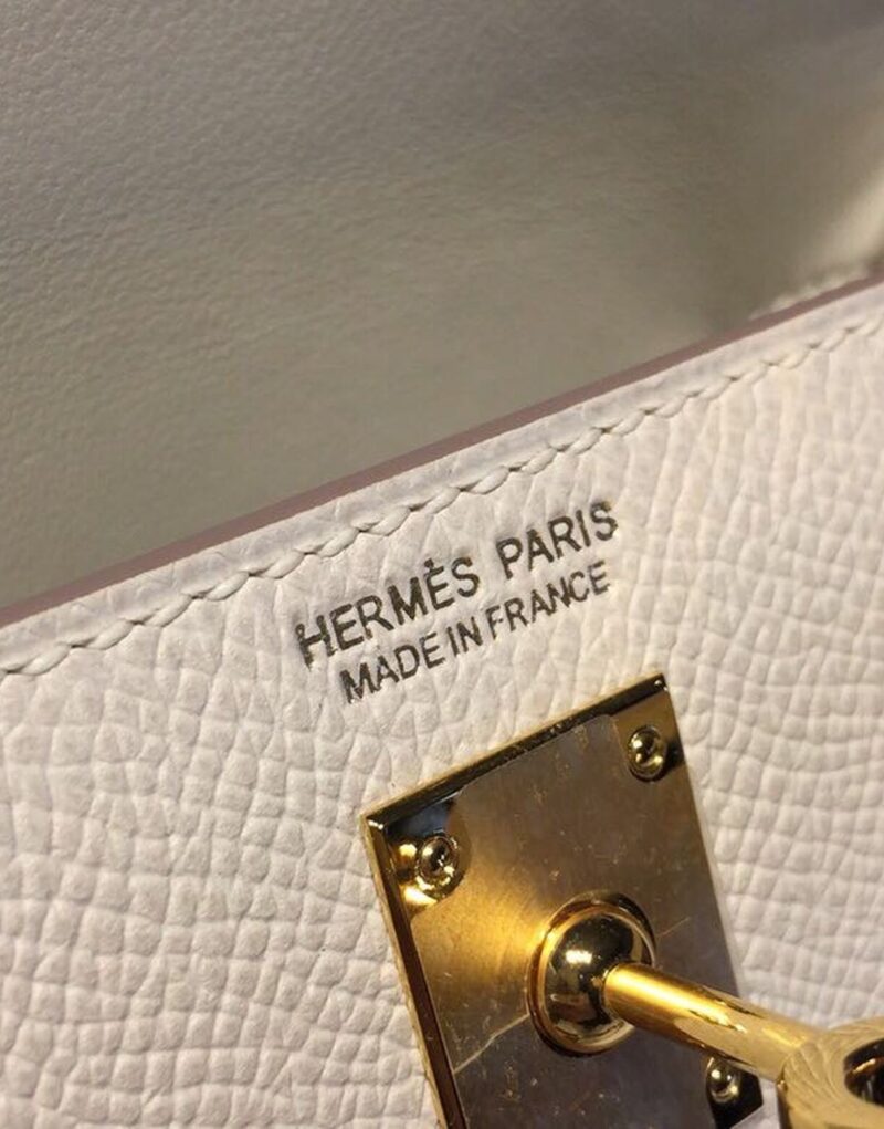 Special Set Hermes: Mini Kelly Craie Bag + Bracelet