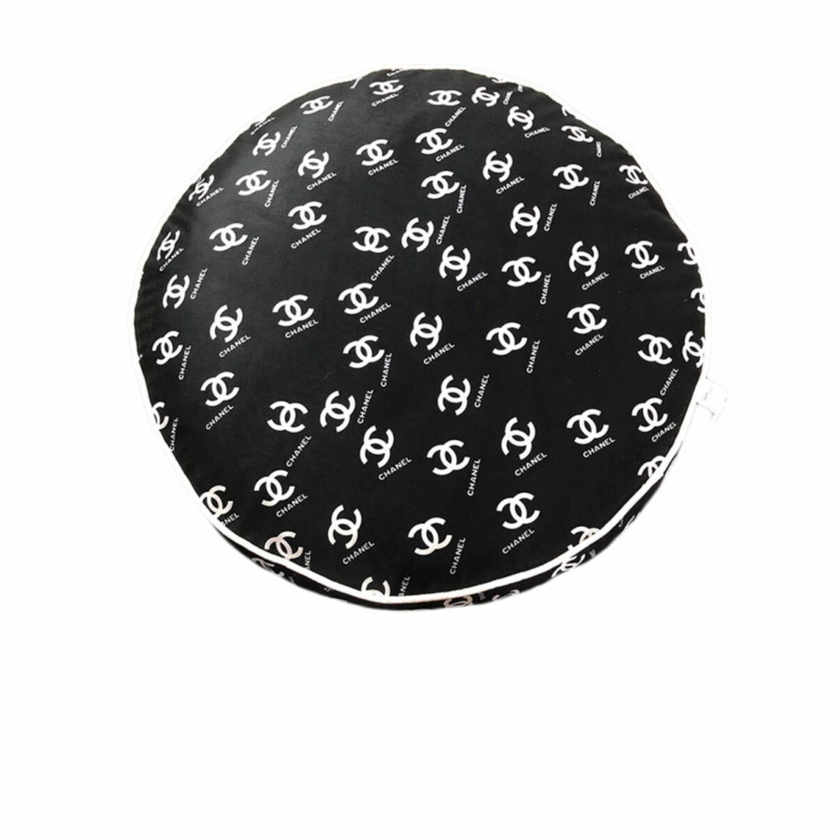 Chanel Bed Round Black For Pet